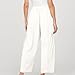 Palazzo Pants for Women Summer Linen Pants for Women High Waist Trousers for Women Cotton Linen Wide Leg Pants for Women Pull On Ankle Pants for Women Womens Fashion Pants,White,Medium