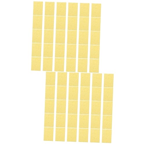 DOITOOL 60 pcs Welding Head Cleaning Sponge Solder tip Replacement cleansers Braces Cleaner Soldering