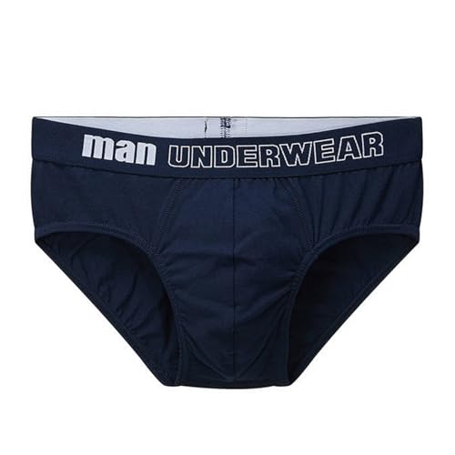 Man Underwear Briefs Plain Cotton Briefs for Men Comfortable Breathable Underwear Mid Waist Briefs