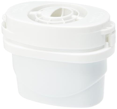 Aqua Optima Liscia Water Filter Jug & 6 Evolve+ Filter Cartridges 2.5L White - Fridge & Dishwasher Friendly, Easy Fill - Reduces Limescale, Chlorine & Other Impurities - By LAICA (Packaging May Vary)