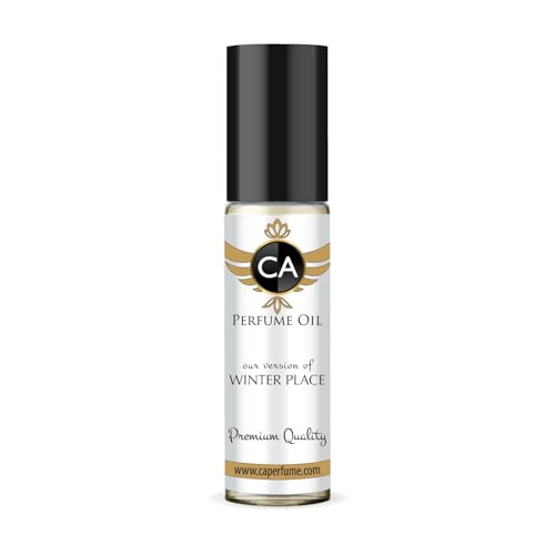 CA Perfume Impression of Winter Place Unisex Fragrance Oil Aromatic Green Scent Long Lasting Perfumes for Women &amp; Men Travel Size TSA Ready Mini Parfum Body Oil Roll-on 0.33 Fl Oz 10ml