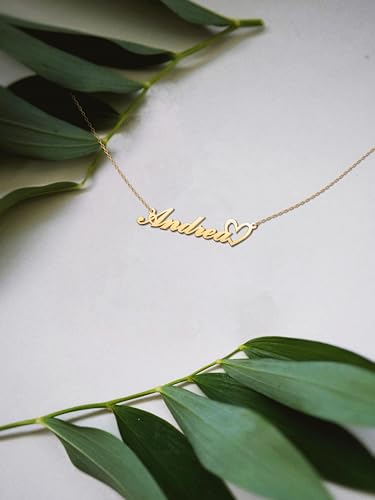 Custom Name Necklace Gold Plated Personalized Nameplate Jewelry Customized Gift for Women2