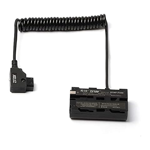 ZITAY D-Tap to NP-F550 Dummy Battery Power Adapter for Sony NP-F550 570 750 NP-F970 Atomos Shinobi Ninja Smallhd Monitor Cover
