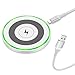 15W Fast Android Samsung Wireless Charger Pad for Google Pixel 10 Pro/9/8/7/6,LG,Wireless Phone Charger Station for iPhone 17 16 15 14 13 Pro Max,Samsung Galaxy S25 S24 Ultra S23 S22 S21 S20 Z Flip 7
