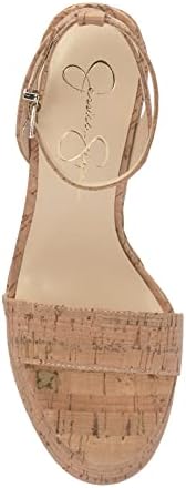 Jessica Simpson Women's Charae Platform Wedge Sandal, Natural, 12 | Image 4