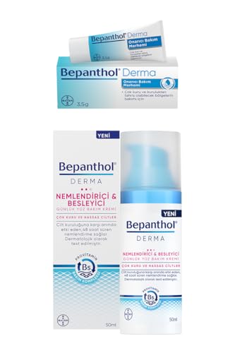 Nemlendirici&Besleyici Günlük Yüz Bakım Kremi 50 ml + 5 Adet Onarıcı Bakım Merhemi 3,5 g