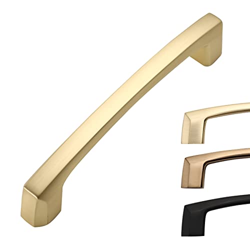 Image of 10 Pack 3 Inch Brushed Gold Cabinet Pulls - Kitchen Cabinet Handles and Drawer Pulls