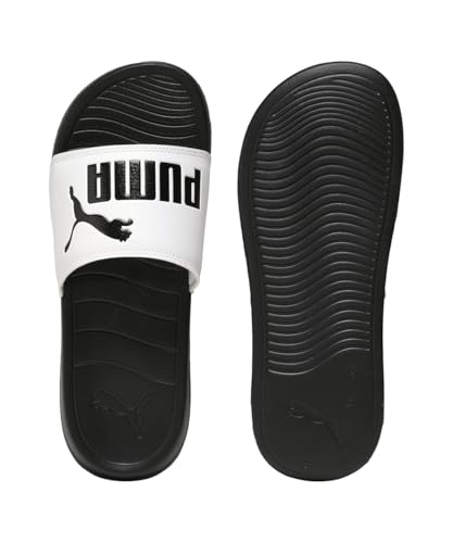 Puma Unisex-Erwachsene Popcat 20 Res Slide Sandal, Schwarz-Weiß, 9 UK – Ansicht 6