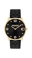 Coach Women's Elliot 14504289 Quartz Watch, Black, 36 mm Case Diameter