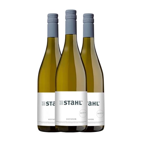 Stahl Best Silvaner 75 cl: Caja de 3 Botellas de Vino Blanco Premium Stahl Best Silvaner 75 cl: Caja de 3 Botellas de Vino Blanco Premium