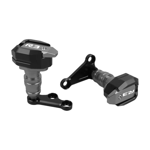 �I�[�g�o�C �ɓK�� YZF R3 R25 YZF-R3 YZFR3 2015-2019 CNC �t���[���X���C�_�[ �����ی� �t�F�A�����O�K�[�h �N���b�V���p�b�h�v���e�N�^�[(Titanium)