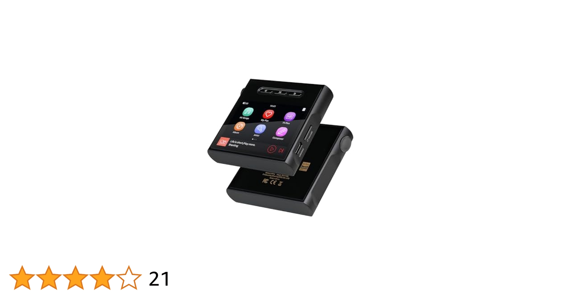 Shanling M1s ブラック Amazon.com: SHANLING M1s MP3 HiFi Player, ES903802M Digital