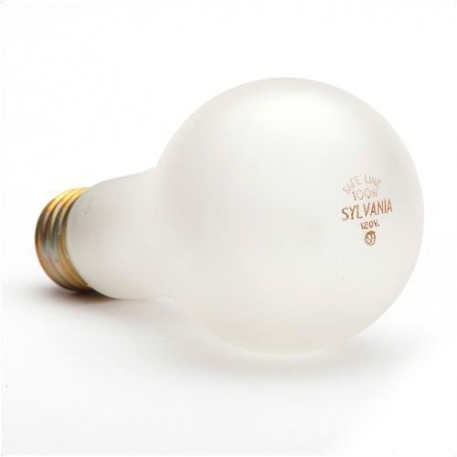 SYLVANIA12834 - 100A21/SL 120V - RHINOCOAT; Safeline Frosted A21 Light Bulb