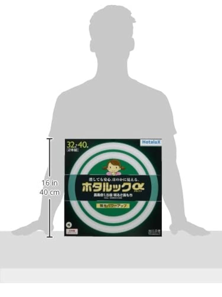 Amazon | ホタルクス 丸形蛍光灯(FCL) ホタルックα 32形+40形