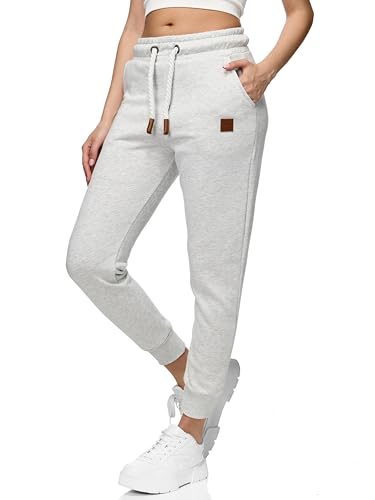 REPUBLIX Damen Jogginghose Jogger Sporthose Jogging Sweat Pants RD-027 Hellgrau L REPUBLIX Damen Jogginghose Jogger Sporthose Jogging Sweat Pants RD-027 Hellgrau L