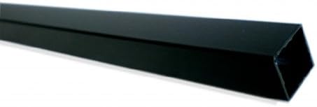 26-inch by 3/4-inch Aluminum Square Black Smooth Balusters - 5 Pack