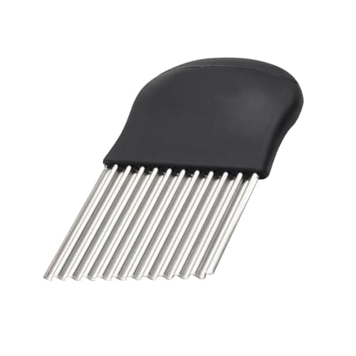 Cortador ondulado para papas de acero inoxidable miniatura 1