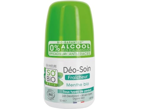 So'bio étic déodorant fraicheur menthe 50 ml - lot de 2