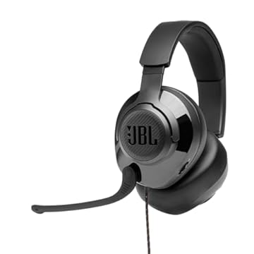JBL Quantum 200 – Fones de ouvido para jogos circum-auriculares – Preto, grande