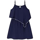  BOSS Vestido con Volante asimétrico NIÑO Azul ELECTRICO 10AÑOS