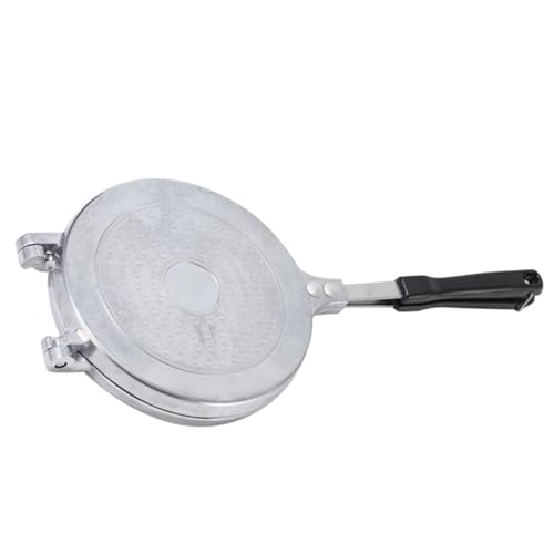 Dioche Sartén para Panqueques de Doble Cara Sartén Antiadherente de Doble Cara, Bandeja para Hornear Sándwiches, Hecha de Aleación de Aluminio, Fácil de Limpiar, Adecuada para Cocinas Domésticas y