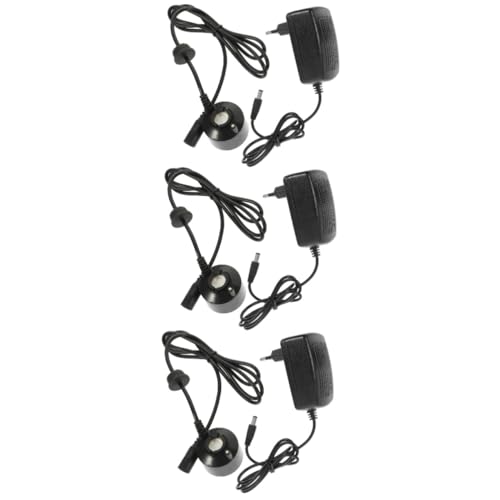 Toyvian 3 Piezas Atomizador Ultrasónico de Niebla para Jardín y Pecera Generador de Niebla de Aire de Resistente al Agua Ruido Accesorio para Fuentes Interiores y Exteriores