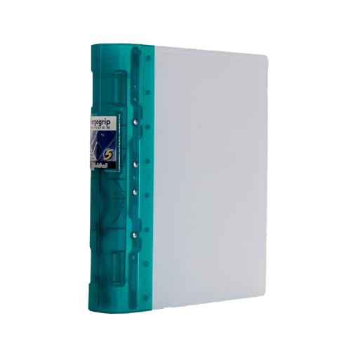 Exacompta Guildhall Ergogrip Binder, 4 Ringe, A4, extra breit, Smaragdgrün, 1 Stück