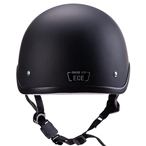 Casque de demi-casque DOT ECE ouvert pour moto hélicoptère et chopper