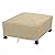 SunPatio Outdoor Square Fire Pit Cover 42 Inch, Waterproof Firepit/Table Cover, Heavy Duty Patio Furniture Set Cover, All Weather Protection, Beige