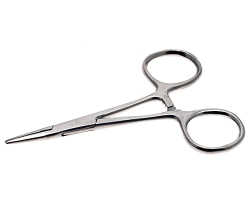 Aven 12001, 3.5" Hemostat Pliers with Straight Serrated Jaws, Pack of 100 pcs