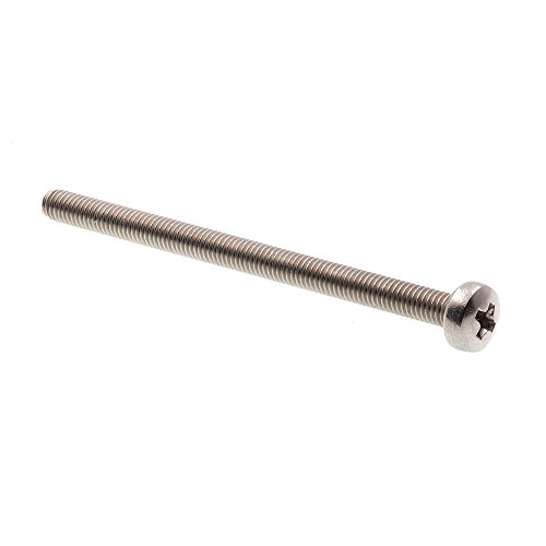 Prime-Line 9131111 Machine Screws, Metric, Pan Head, Phillips Drive, M3-0.5 X 45MM, Grade A2-70 Stainless Steel, 10-Pack