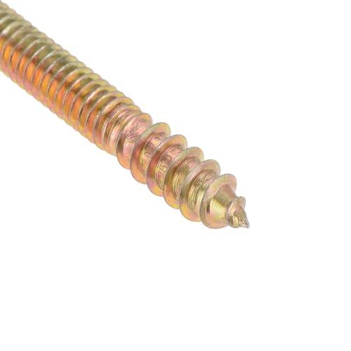 Image of uxcell 5 /32-32 x 1-1 /4 inch Hanger Bolts Double Head Dowel Screw for Wood Furniture 20pcs