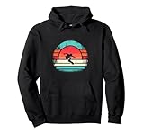Vintage Skateboard Puesta de sol Sudadera con Capucha