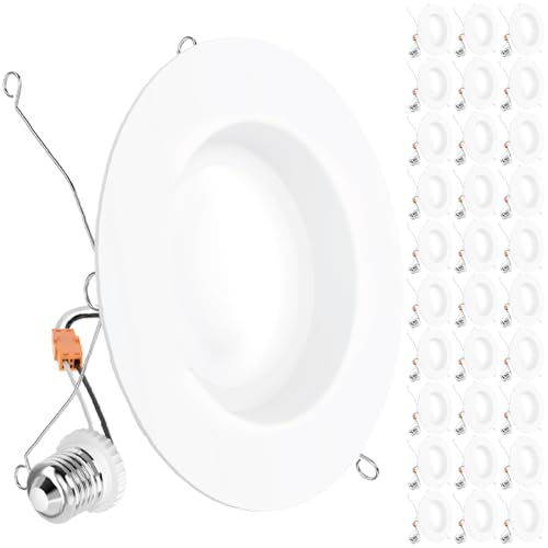 Sunco 30 Pack 6 Inch Retrofit LED Recessed Lighting Can Downlight, 13W=75W