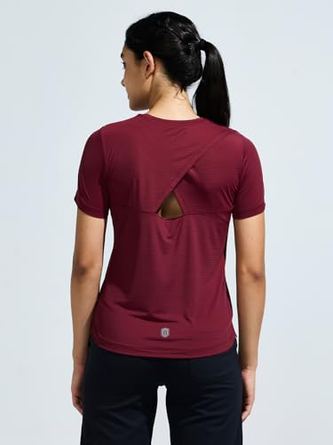 Image of Women's Criss Cross Back Mesh Nylon Top