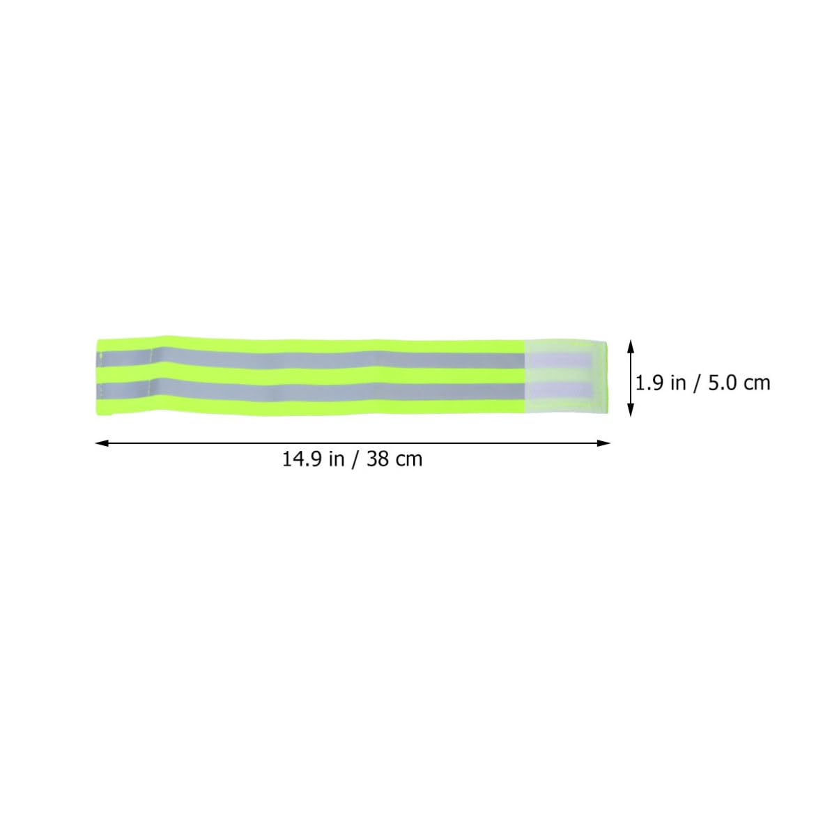 BESPORTBLE Reflexstreifen Reflexstreifen 12 STK Reflektierende Knöchelbänder Reflektierendes Armband Radfahren Reflektierendes Reflektierende Streifen Nachtlauf Fesselriemen