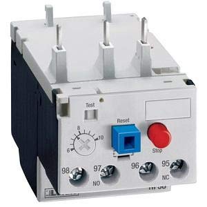 Lovato Electric RF380160 Motor Protection Relays, Phase Failure/Single Phase Sensitive. Three Pole Three Phase, Manual or Automatic Resetting. Direct Mounting On Bf09 - Bf38 Contactors, 1...1.6A