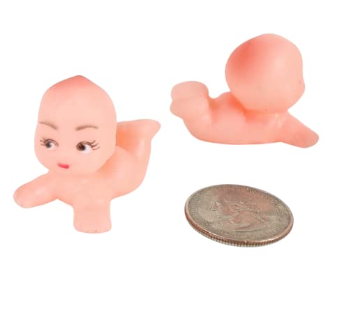 Muñecas miniaturas de plástico Kewpie 1.75'' 12 piezas miniatura 2