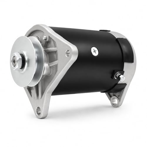 New 12V Starter Generator Compatible with EZ GO Golf Cart 4 Cycle Engine Turf Utility Industrial Cart Medalist GSB107-10B GSB107-10C 25533-G01 26993-G01 27065-G01 + 1-Yr Warranty
