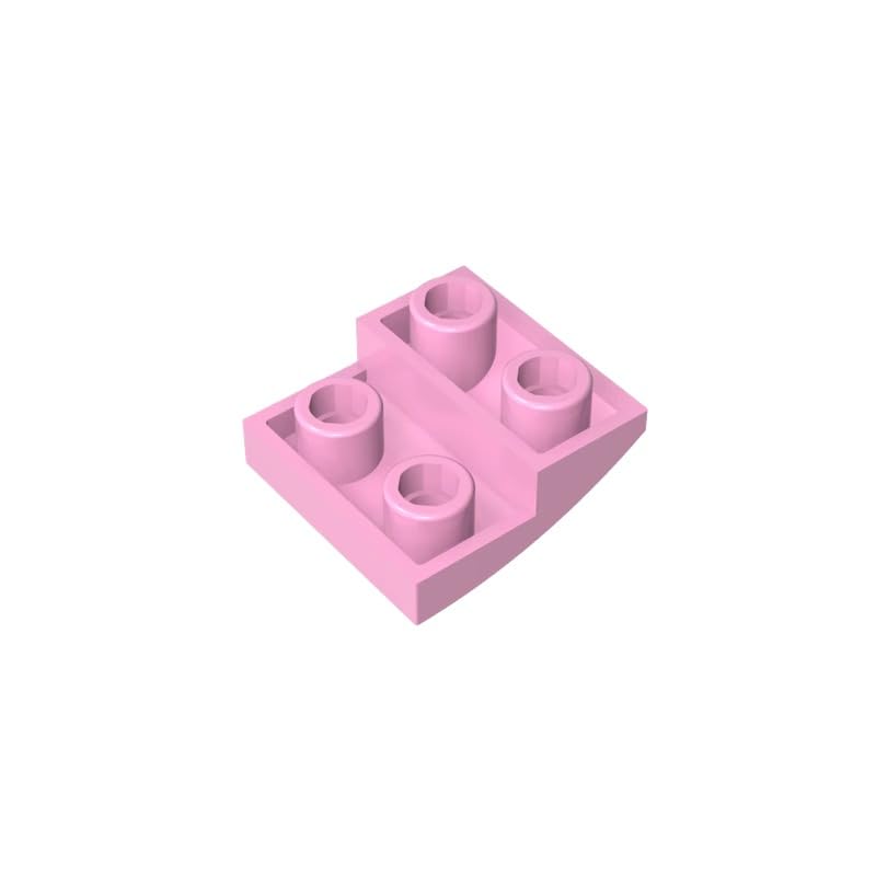 XYEIUGO 32803 Arched Brick Slope Curved 2x2 Inverted, Bright Pink, 50 PCS — image 1