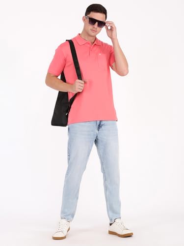 Image of Macroman M-Series Men's Solid Regular Fit T-Shirt