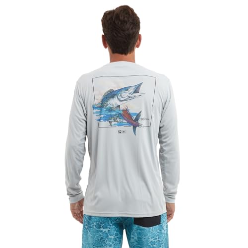 PELAGIC Apparel Men's Vaportek Goione Wahoo Fishing Shirt2