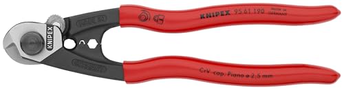 KNIPEX Drahtseilschere, 190 mm, 95 61 190