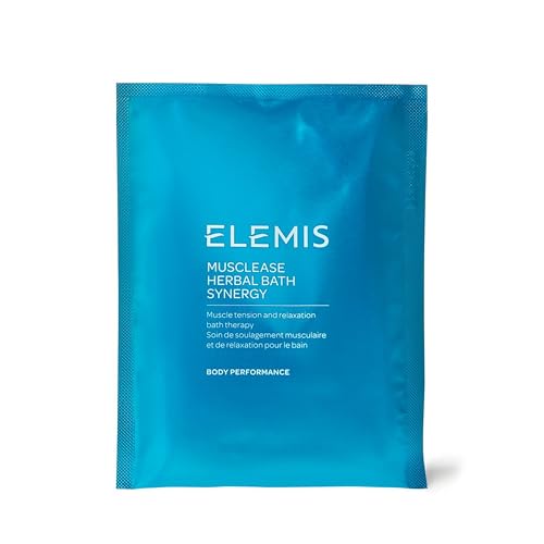 ELEMIS Musclease Herbal Bath Synergy 10 Pack - Muscle Relief Therapy Bath Soak for Recovery Tension & Tired Muscles- Luxury Spa Bath Salts Alternative with Magnesium & Essential Oils
