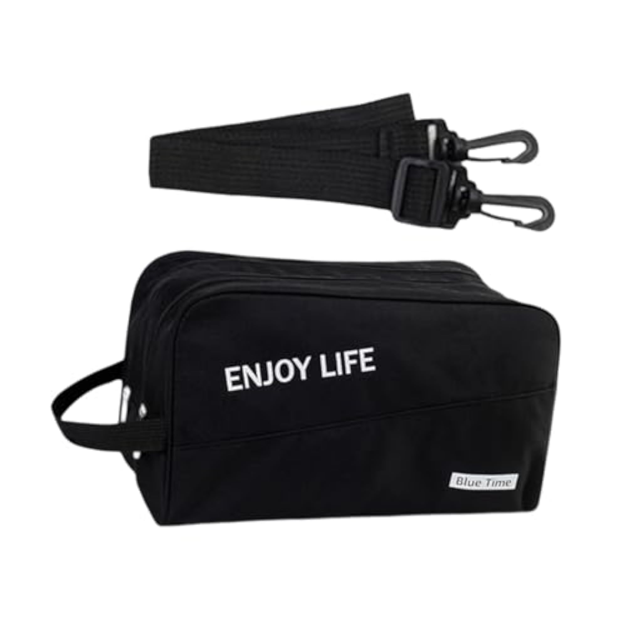 Multipurpose Black Oxford Cloth Gym Bag for Sports and Workouts