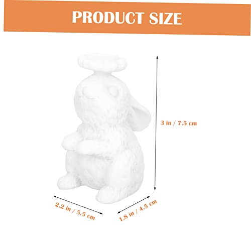 Base de bola de cristal anticaídas con soporte de esfera de conejo ABOOFAN 5