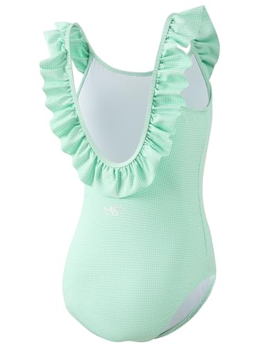 Image of Angel season Girls Swimsuits Kids Bathing Suit One Piece Swimwear with UPF 50+ Cute
