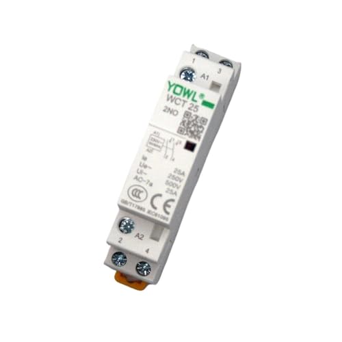 Contacteur WCT-25A 2P 230V 50/60HZ avec contacts 2NC pour automatisme silencieux