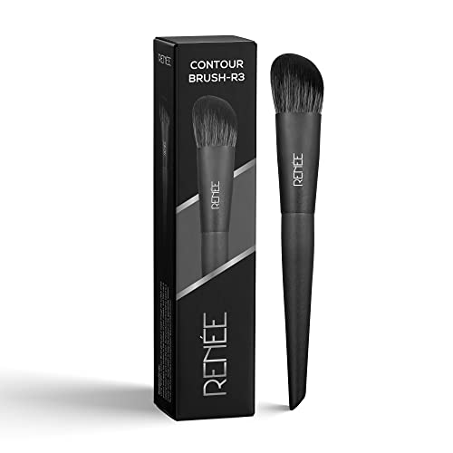 RENEE Makeup Contour Brush R3 l Soft, Dense Bristles for Flawless Look | Quick Use, Even Coverage & Smooth Finish | Easy Application, Travel-Friendly | Ideal for All Skin Types
