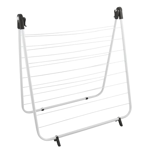 MSV 130038 Étendoir Baignoire, Polypropylène/Polystyrène, Blanc